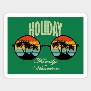 holiday family vacation Magnet